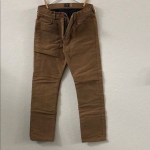 J Crew lined jeans